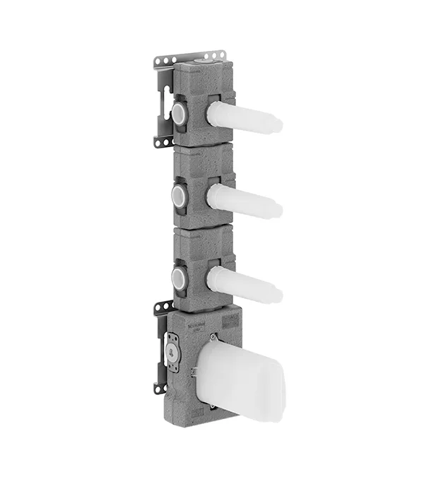 Dornbracht xTOOL UP-Thermostatmodul mit 3 Ventilen - DR-Messing, bleifrei Dornbracht xTOOL UP-Thermostatmodul mit 3 Ventilen - DR-Messing, bleifrei