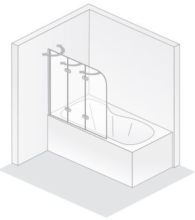 HSK teilgerahmte Badewannenaufsatz 3-teilig „Premium Softcube“ Glas Mattierung mittig (65 cm), Profile Chromoptik (Alu Hochglanz poliert), H: 1400 mm HSK teilgerahmte Badewannenaufsatz 3-teilig „Premium Softcube“ Glas Mattierung mittig (65 cm), Profile Chromoptik (Alu Hochglanz poliert), H: 1400 mm