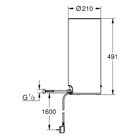 Boiler Red 40831_1, Größe L, Hochdruckboiler für kochendes und warmes Wasser, 5,5 Liter kochendes Wasser, 7 Liter Gesamtkapazität Boiler Red 40831_1, Größe L, Hochdruckboiler für kochendes und warmes Wasser, 5,5 Liter kochendes Wasser, 7 Liter Gesamtkapazität