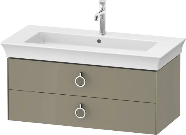 Duravit Waschtischunterschrank wandhängend „White Tulip“ 98,4 × 41 × 45,8 cm Duravit Waschtischunterschrank wandhängend „White Tulip“ 98,4 × 41 × 45,8 cm