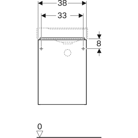 Geberit Waschtischunterschrank „Xeno2“ sculturagrau / Melamin Holzstruktur Geberit Waschtischunterschrank „Xeno2“ sculturagrau / Melamin Holzstruktur