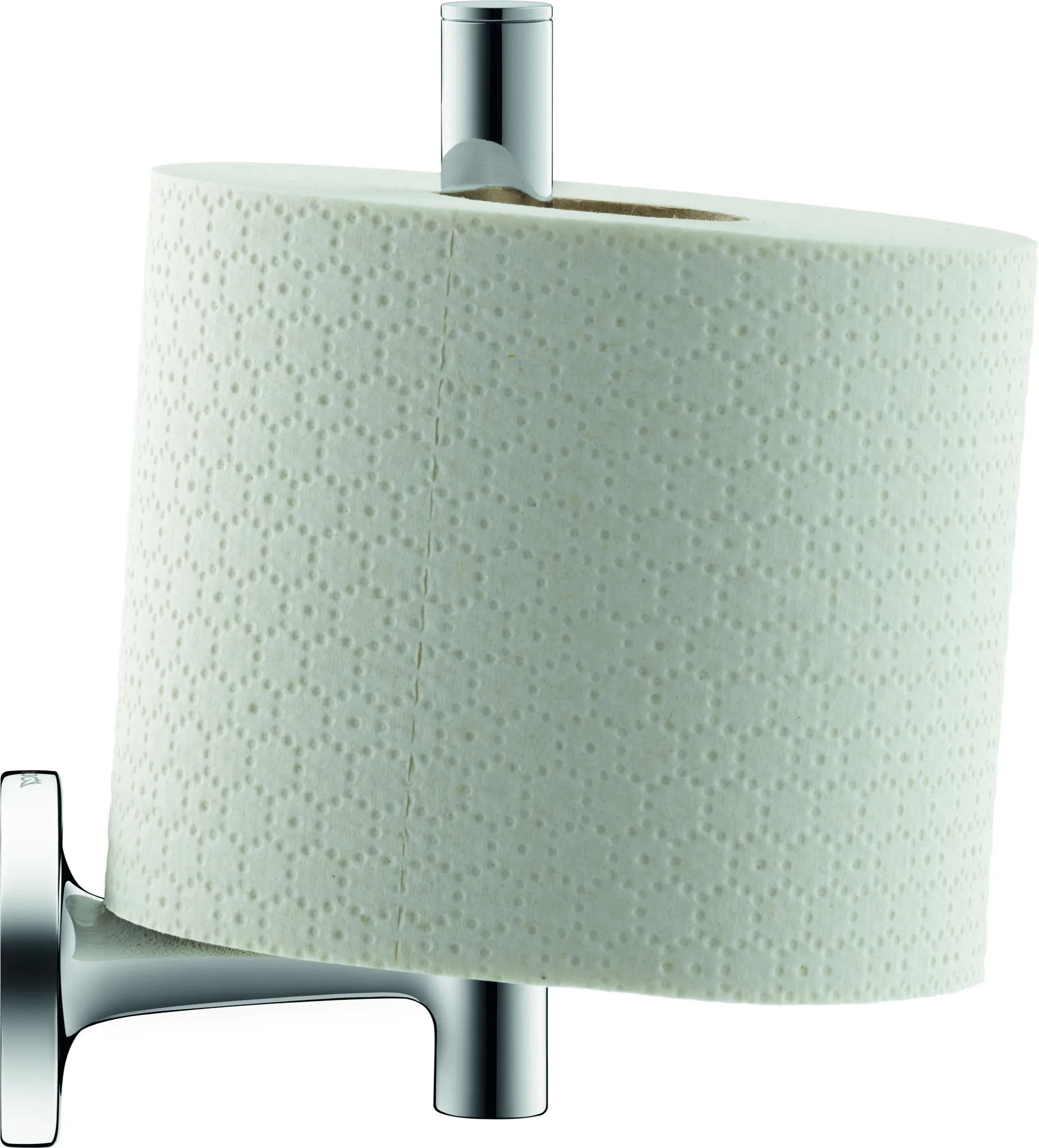 Duravit Reservetoilettenpapierhalter „Starck T“ 5 × 7,3 × 15,2 cm in Befestigung sichtbar