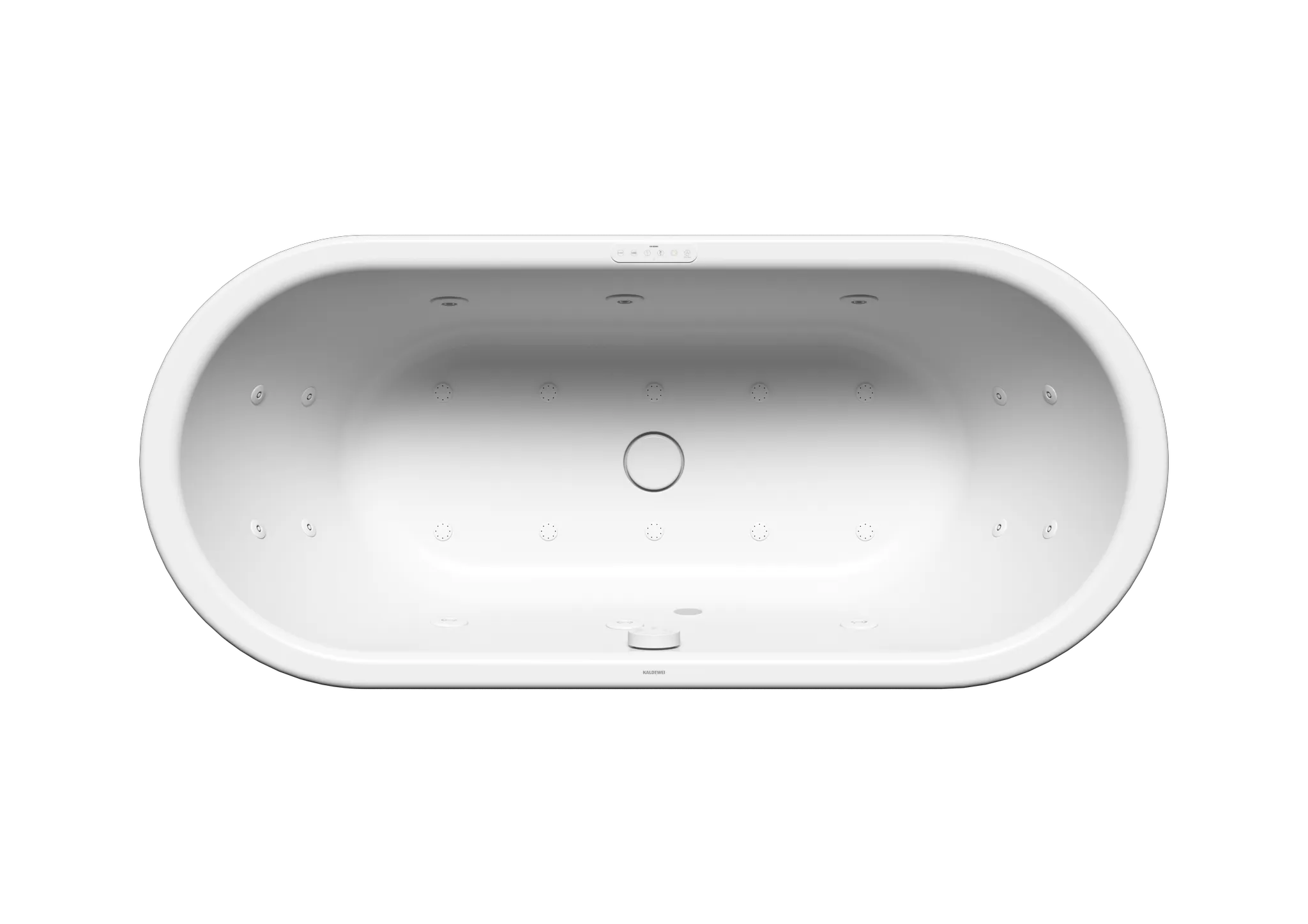 Kaldewei Whirlwanne „Centro Duo Oval“ 170 × 75 cm, links mit Combimassage Body & Soul, in alpinweiß Kaldewei Whirlwanne „Centro Duo Oval“ 170 × 75 cm, links mit Combimassage Body & Soul, in alpinweiß