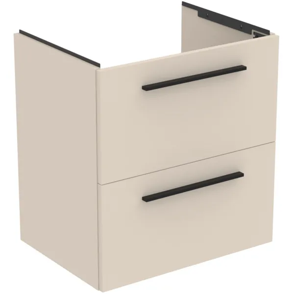 Ideal Standard Waschtischunterschrank „i.lifeA“ 60 × 63 × 44 cm Sandbeige matt