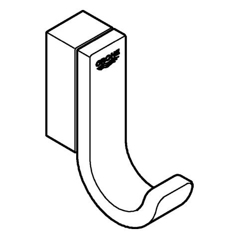 Bademantelhaken Selection 41216, phantom black Bademantelhaken Selection 41216, phantom black