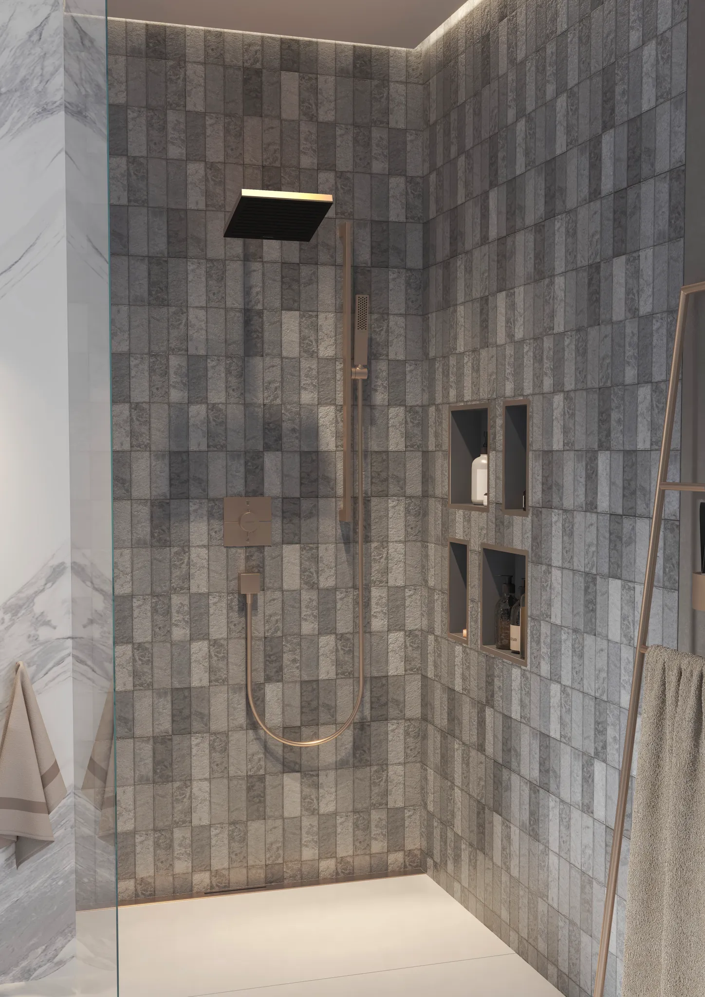 ShowerSelect Comfort E Thermostat Unterputz für 2 Verbraucher Chrom ShowerSelect Comfort E Thermostat Unterputz für 2 Verbraucher Chrom