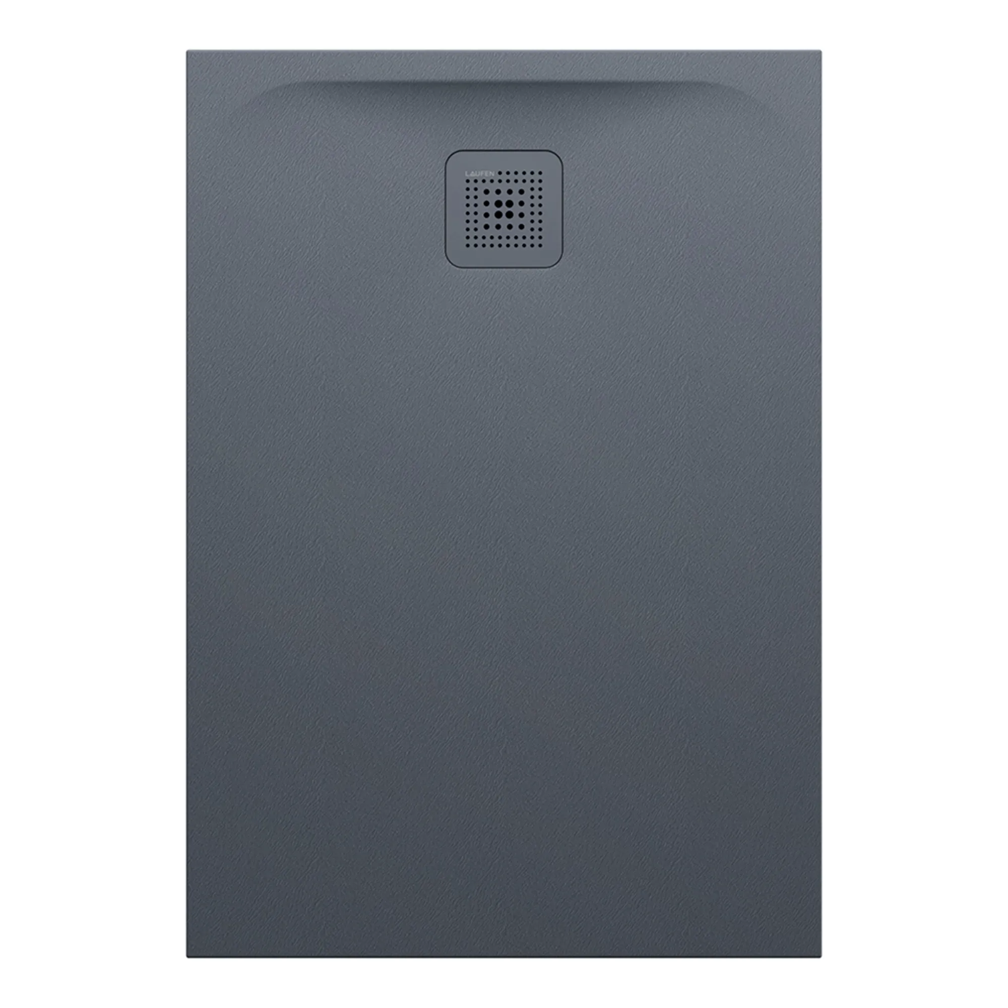 Laufen rechteck Duschwanne „Pro“ Ablauf kurze Seite 1000 × 700 mm ohne Oberflächenbeschichtung, ohne Oberflächenveredelung, in Anthrazit