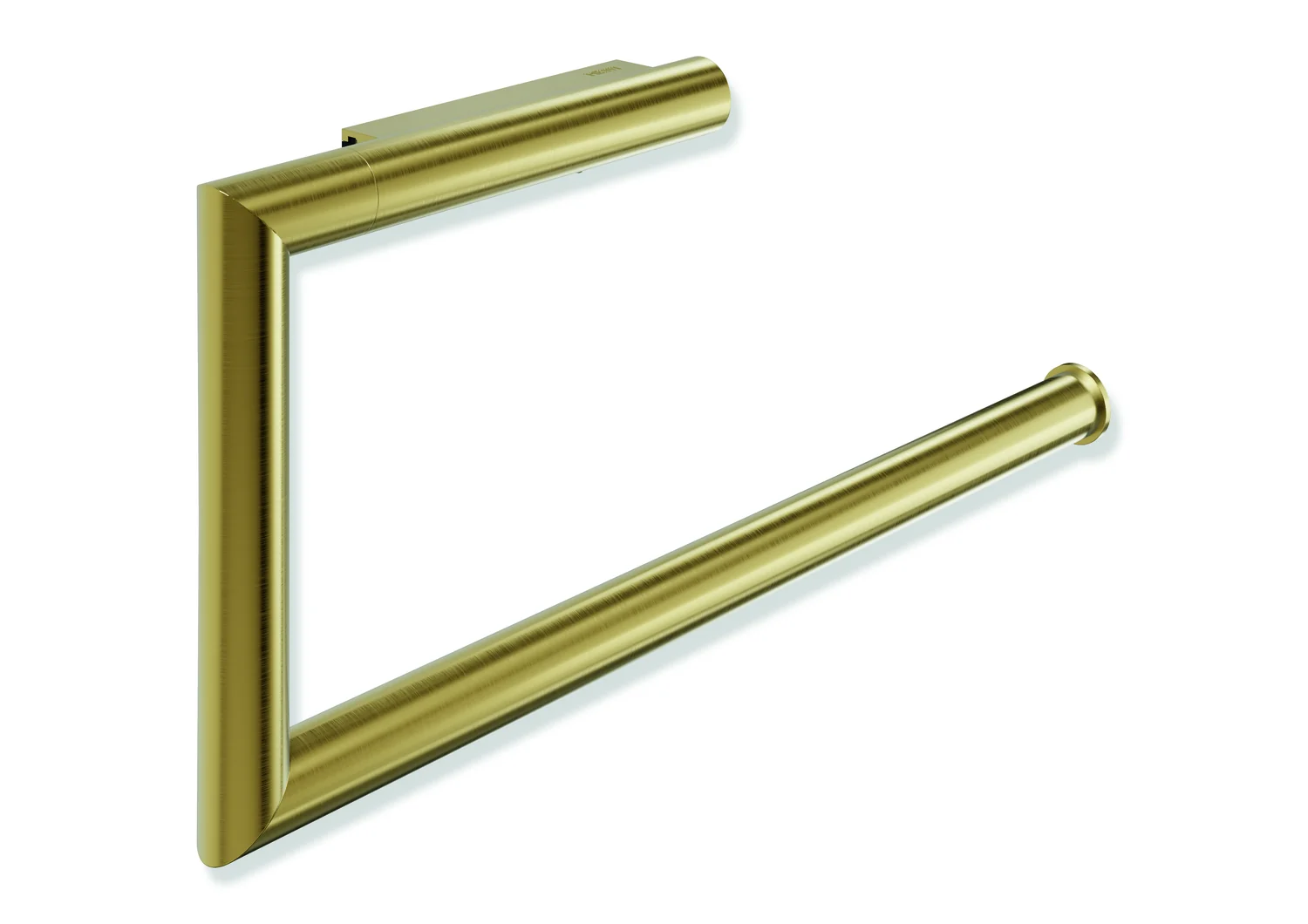 HEWI WC-Papierhalter System 162, Edelstahl PVD, Gold gebürstet, 2-fach, 250 mm breit, 110 mm hoch HEWI WC-Papierhalter System 162, Edelstahl PVD, Gold gebürstet, 2-fach, 250 mm breit, 110 mm hoch