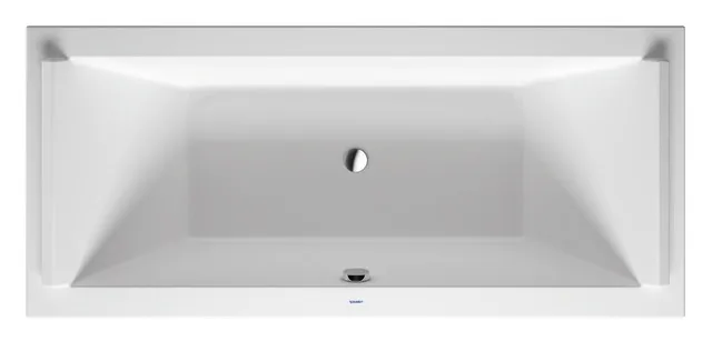 Duravit Badewanne „Starck“ rechteck 180 × 80 cm, Mittelablauf