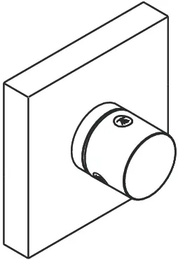 Hansgrohe AXOR Starck Shower Col Armatur, Ventile Trio/Quattro 120⁄120 Unterputz, Chrom Hansgrohe AXOR Starck Shower Col Armatur, Ventile Trio/Quattro 120⁄120 Unterputz, Chrom