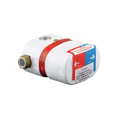 Kludi MX Unterputz-Thermostatarmatur DN 15, Messing, Einbautiefe 63–83 mm, mit Dehnstoffelement und Temperatursperre Kludi MX Unterputz-Thermostatarmatur DN 15, Messing, Einbautiefe 63–83 mm, mit Dehnstoffelement und Temperatursperre