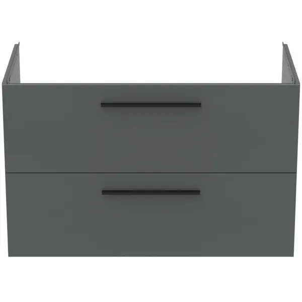 Möbelwaschtischunterschrank i.life B 2 Auszüge Siphonausschnitt auf der linken Seite 1000x505x630mm Weiß matt Möbelwaschtischunterschrank i.life B 2 Auszüge Siphonausschnitt auf der linken Seite 1000x505x630mm Weiß matt