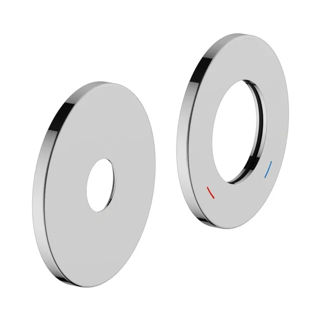 KEUCO PLAN BLUE Wandrosette Übergröße für Einhebel-Waschtischmischer Unterputz 2 Loch KEUCO PLAN BLUE Wandrosette Übergröße für Einhebel-Waschtischmischer Unterputz 2 Loch