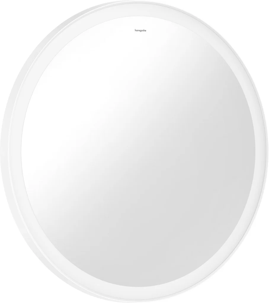 Hansgrohe Xarita Lite S Spiegel mit runder LED-Beleuchtung Mattweiß 700x700x30 mm Hansgrohe Xarita Lite S Spiegel mit runder LED-Beleuchtung Mattweiß 700x700x30 mm