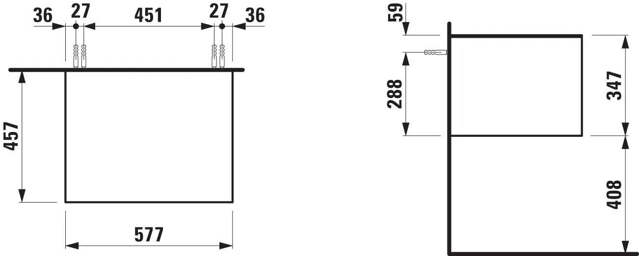 Laufen Sideboard „THE NEW CLASSIC“ Weiß glänzend Laufen Sideboard „THE NEW CLASSIC“ Weiß glänzend