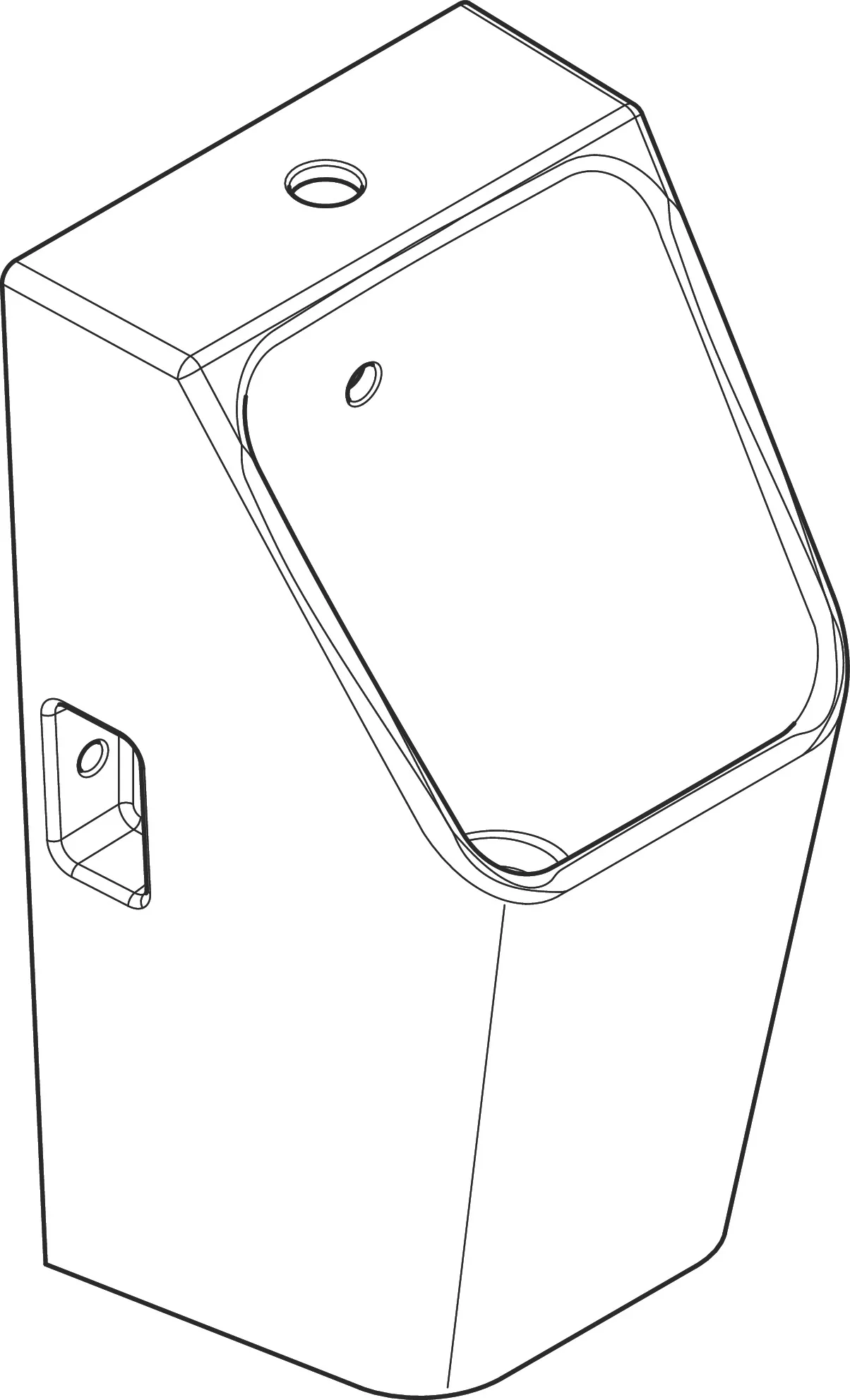 Hansgrohe EluPura Original Q Urinal 600⁄300, Weiß