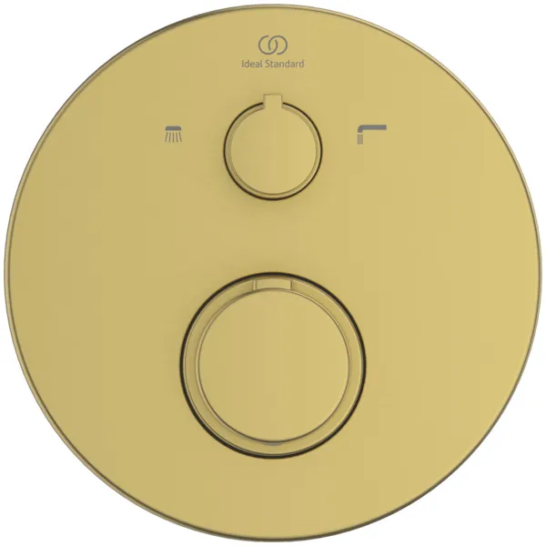 Ideal Standard Ceratherm T100 Badethermostat Unterputz Bausatz 2, Brushed Gold Ideal Standard Ceratherm T100 Badethermostat Unterputz Bausatz 2, Brushed Gold