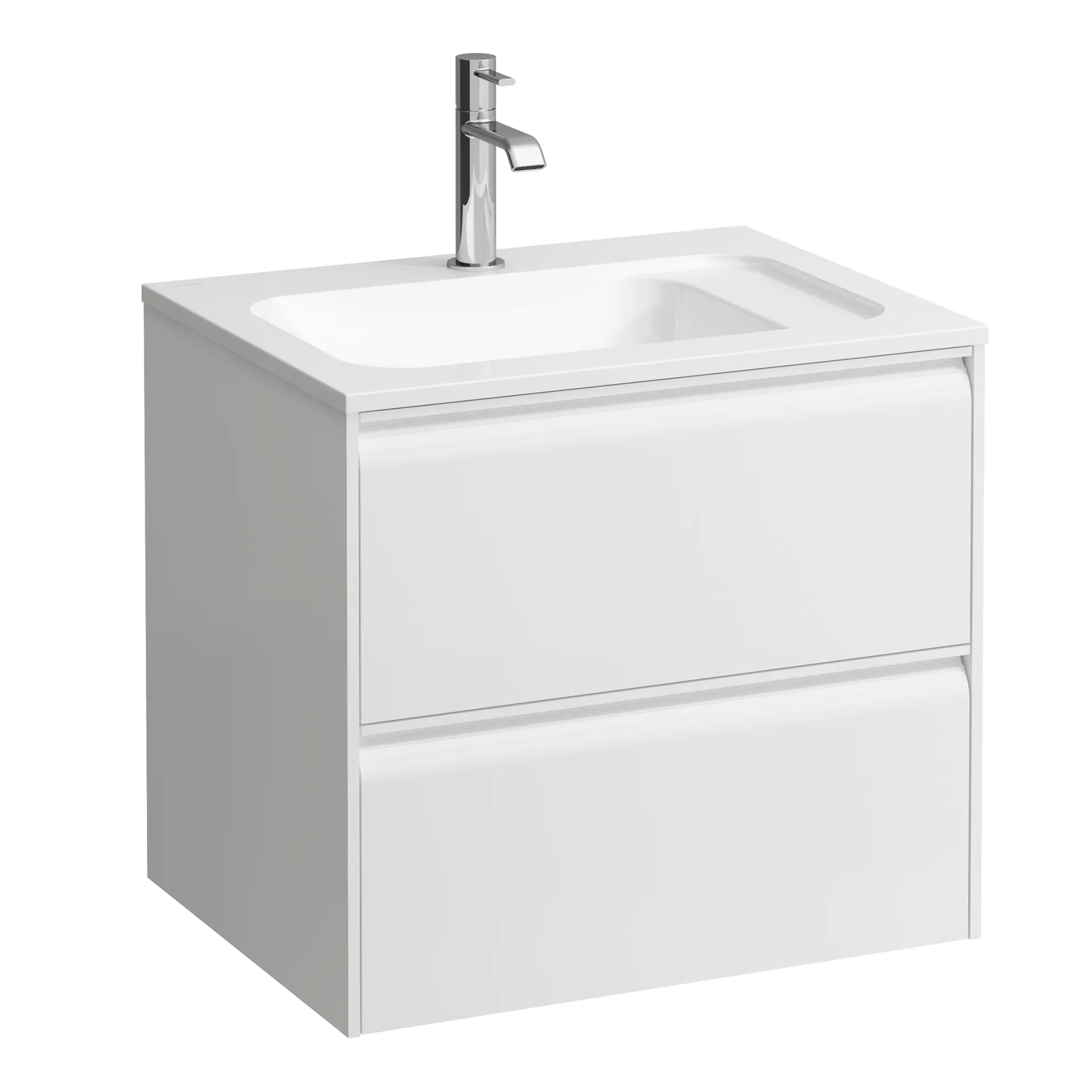 Laufen Waschtischunterbau MEDA, 442x572x504, 2 Schubladen, weiß matt Laufen Waschtischunterbau MEDA, 442x572x504, 2 Schubladen, weiß matt