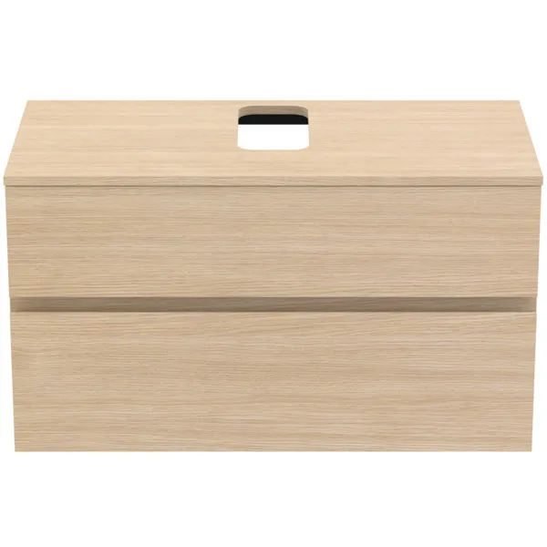 Ideal Standard Waschtischunterschrank „Finesse“ 100,2 × 55,8 × 50,5 cm Eiche weiß Ideal Standard Waschtischunterschrank „Finesse“ 100,2 × 55,8 × 50,5 cm Eiche weiß