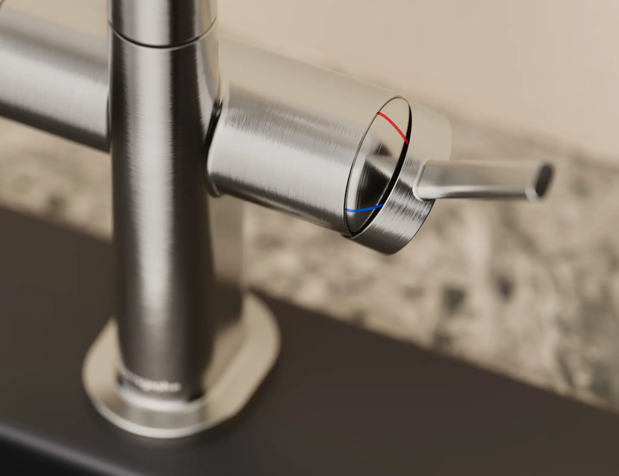 Hansgrohe Talis Select M54 PowderSpray Einhebel-Küchenmischer Semi-Pro, Brushed Black Chrome Hansgrohe Talis Select M54 PowderSpray Einhebel-Küchenmischer Semi-Pro, Brushed Black Chrome