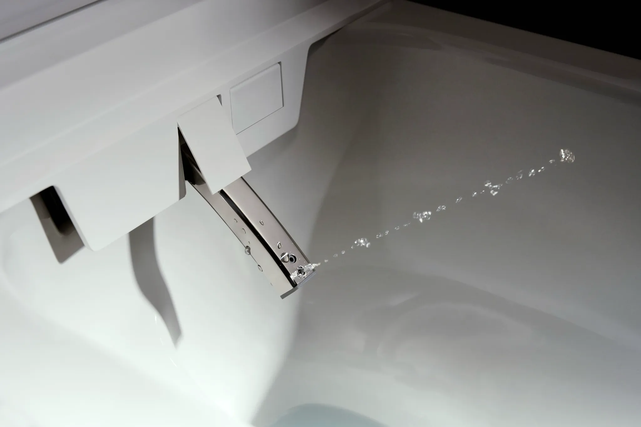 LavaPura Element S Wand-Dusch-WC Komplett Set AquaHelix Flush, SmartClean, HygieneEffect, Weiß