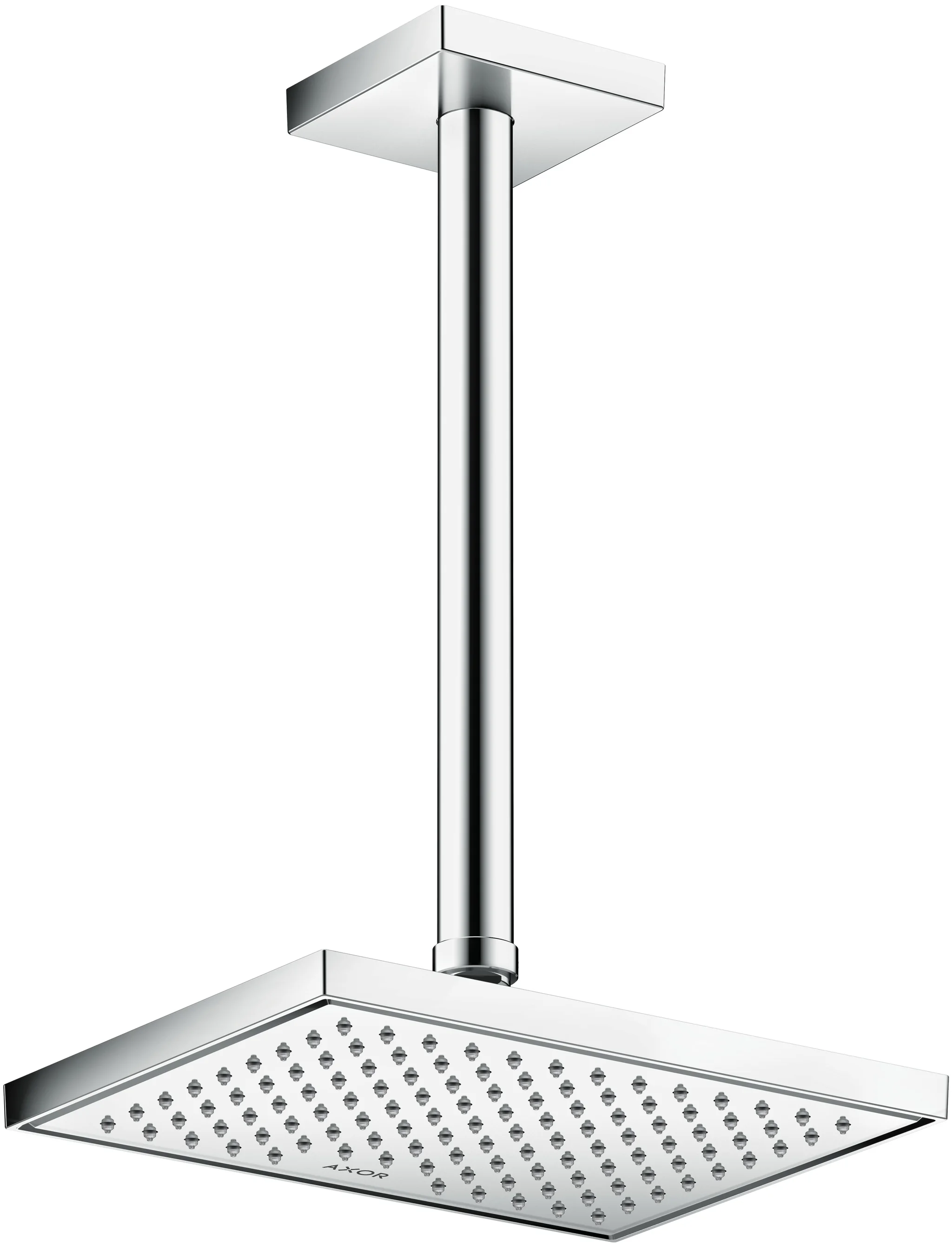 Hansgrohe AXOR ShowerSolutions Kopfbrause 1jet EcoSmart, Chrom, 245 x 185 mm, winkelverstellbar, abnehmbar zur Reinigung Hansgrohe AXOR ShowerSolutions Kopfbrause 1jet EcoSmart, Chrom, 245 x 185 mm, winkelverstellbar, abnehmbar zur Reinigung