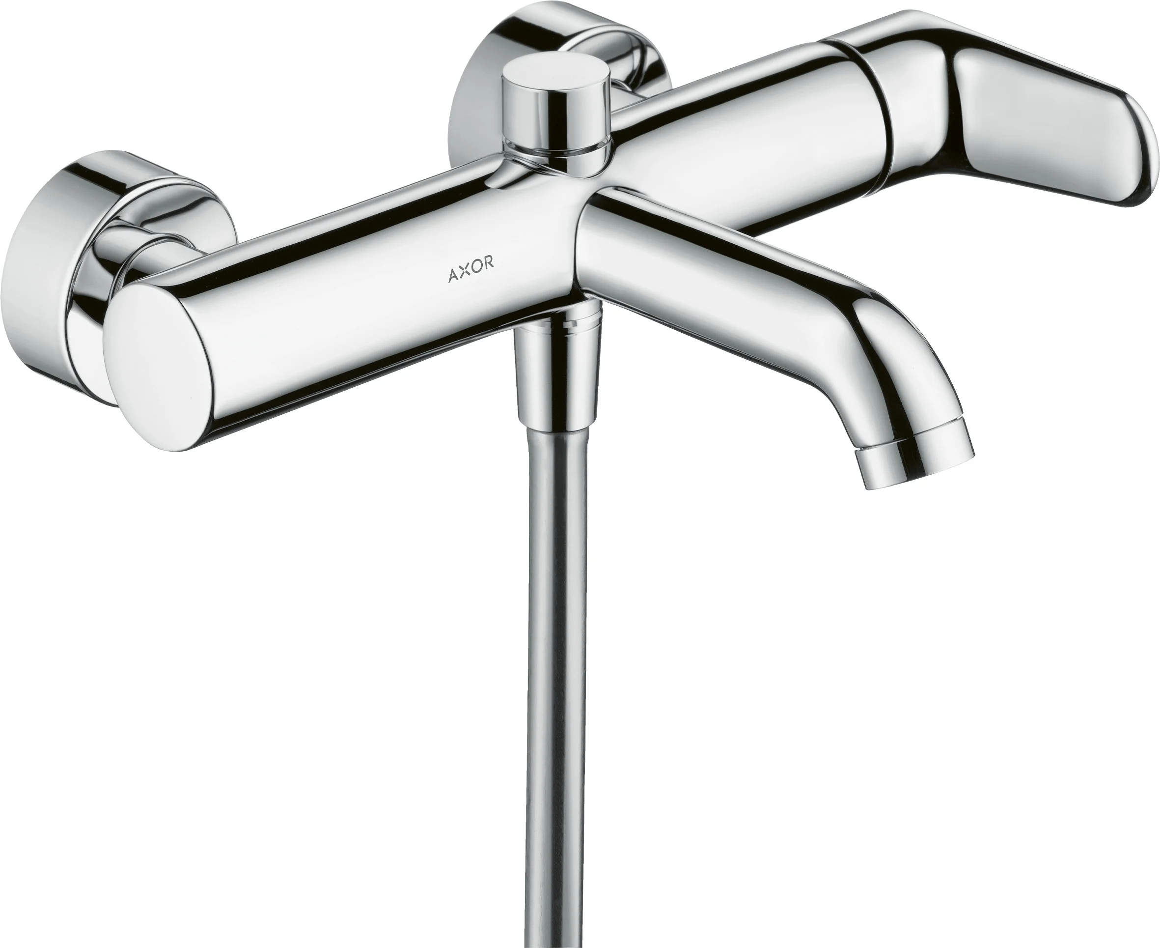 Hansgrohe Axor Citterio M Einhebel-Wannenmischer Aufputz Chrom, Ausladung 200 mm, DN15, Keramikmischsystem Hansgrohe Axor Citterio M Einhebel-Wannenmischer Aufputz Chrom, Ausladung 200 mm, DN15, Keramikmischsystem