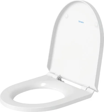 Duravit Stand-Tiefspül-WC inkl. WC-Sitz „No.1“ 51 × 38,6 × 46,5 cm, Befestigung sichtbar