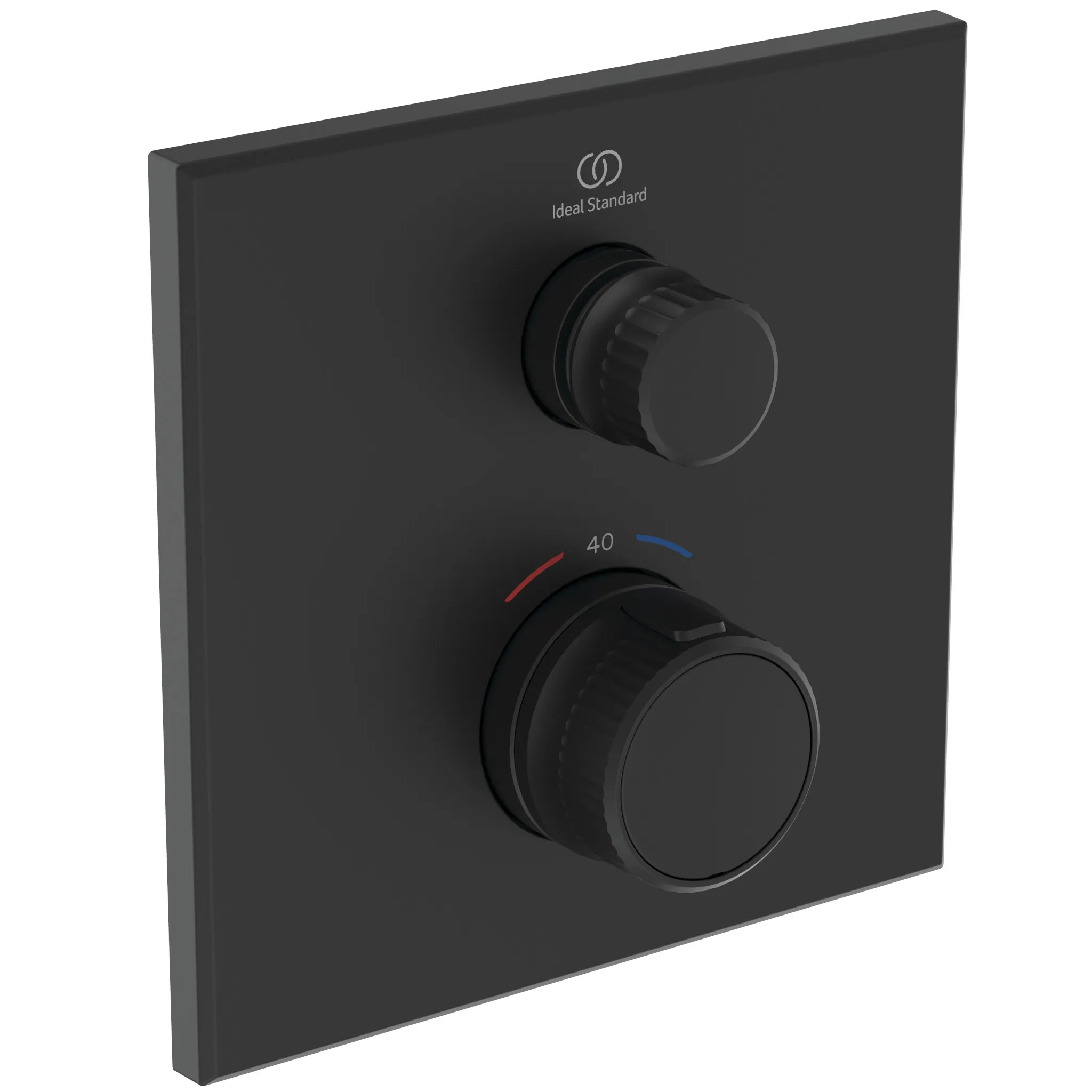 Ideal Standard Ceratherm Navigo Brausethermostat Unterputz A7301XG Silk Black Ideal Standard Ceratherm Navigo Brausethermostat Unterputz A7301XG Silk Black