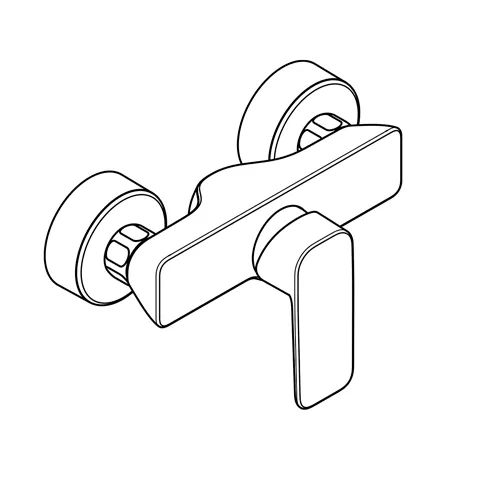 Kludi PURE&STYLE Brause-Einhandmischer DN 15, mattschwarz Kludi PURE&STYLE Brause-Einhandmischer DN 15, mattschwarz