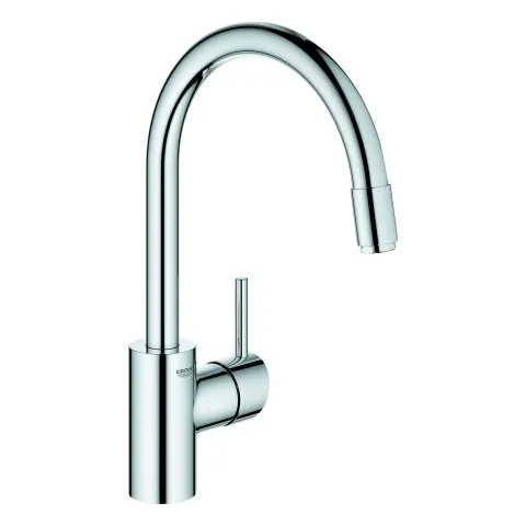 Einhand-Spültischbatterie Concetto 31212_3, hoher Auslauf, Einlochmontage, Niederdruck für offene Warmwasserbereiter, getrennte innenliegende Wasserwege – kein Kontakt mit Blei oder Nickel, chrom Einhand-Spültischbatterie Concetto 31212_3, hoher Auslauf, Einlochmontage, Niederdruck für offene Warmwasserbereiter, getrennte innenliegende Wasserwege – kein Kontakt mit Blei oder Nickel, chrom