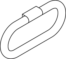 HEWI Handtuchring „Serie 477“ 32 × 15 × 2,8 cm in Felsgrau HEWI Handtuchring „Serie 477“ 32 × 15 × 2,8 cm in Felsgrau