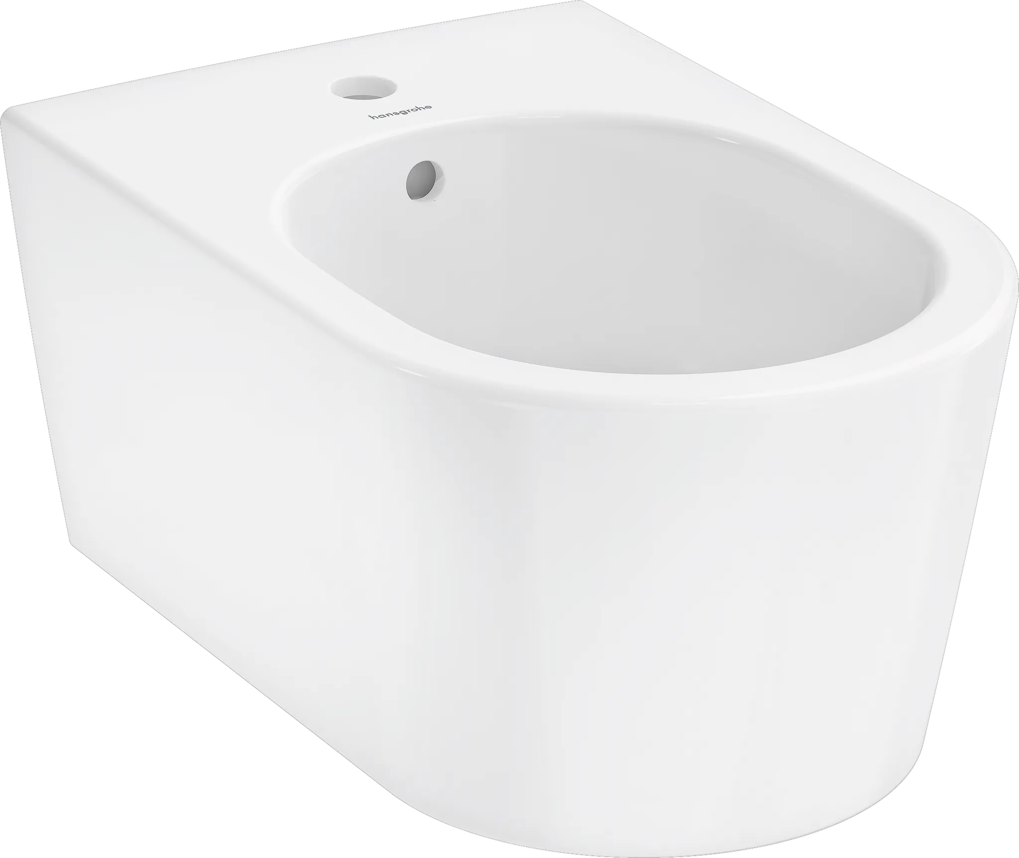 Hansgrohe Bidet „EluPura S“, Befestigung verdeckt in Weiß Hansgrohe Bidet „EluPura S“, Befestigung verdeckt in Weiß