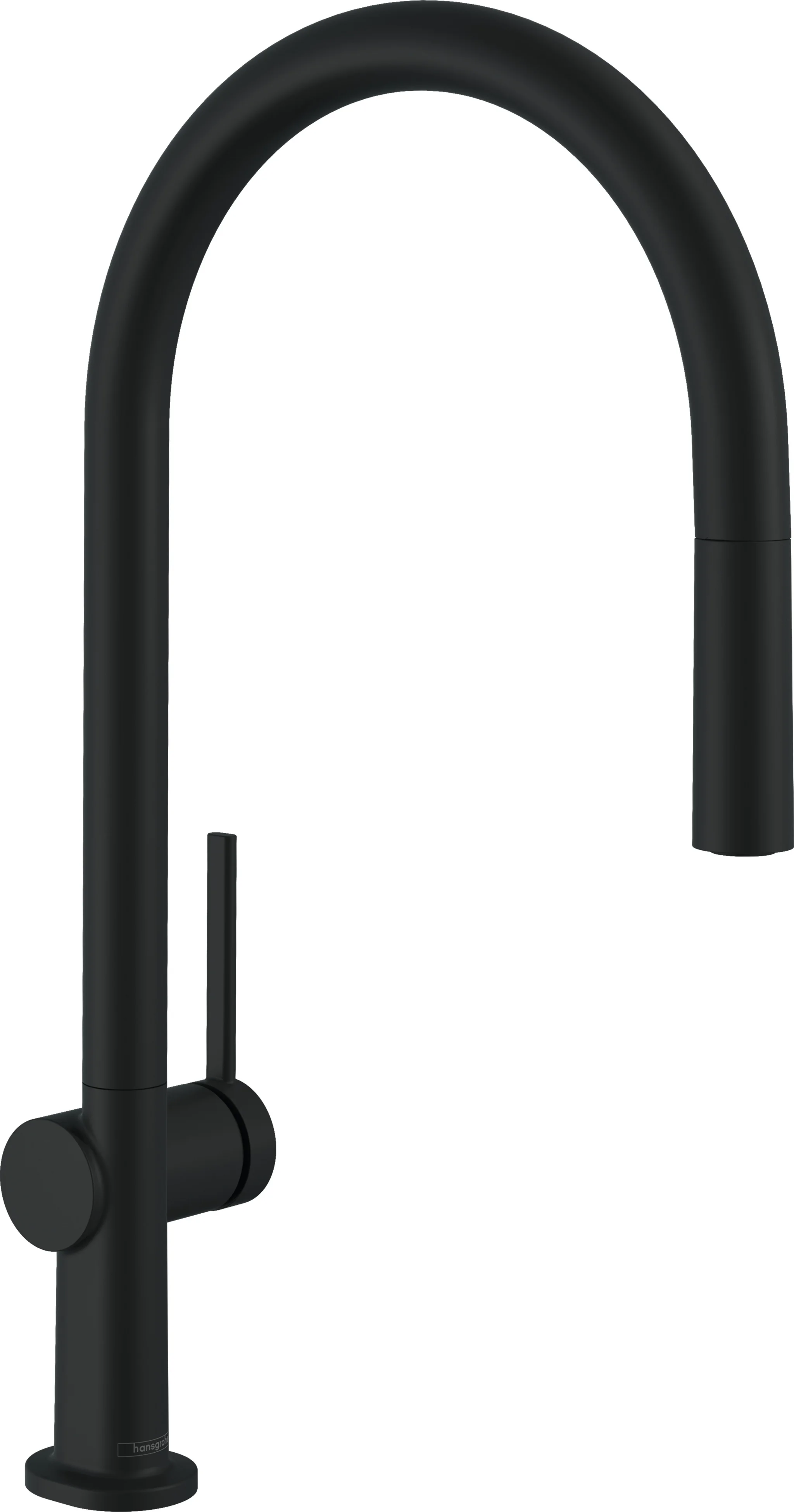 Hansgrohe Talis M54 Einhebel-Küchenmischer 210, Ausziehschlauch, 1-Jet, sBox, mattschwarz