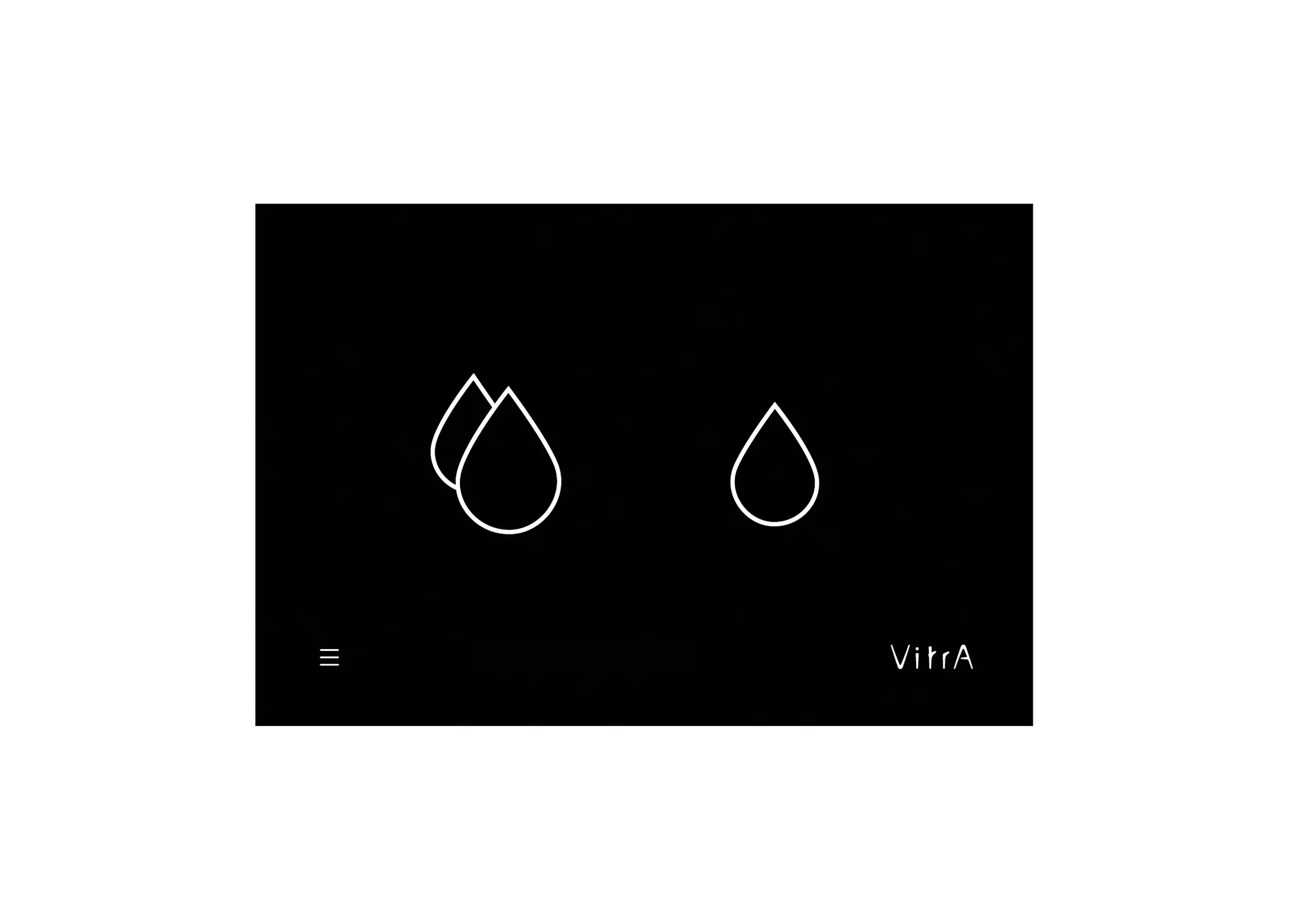 VitrA V-Care Smart Panel elektronische Betätigungsplatte, Glas Schwarz, 23,8 x 1,2 x 15,9 cm VitrA V-Care Smart Panel elektronische Betätigungsplatte, Glas Schwarz, 23,8 x 1,2 x 15,9 cm