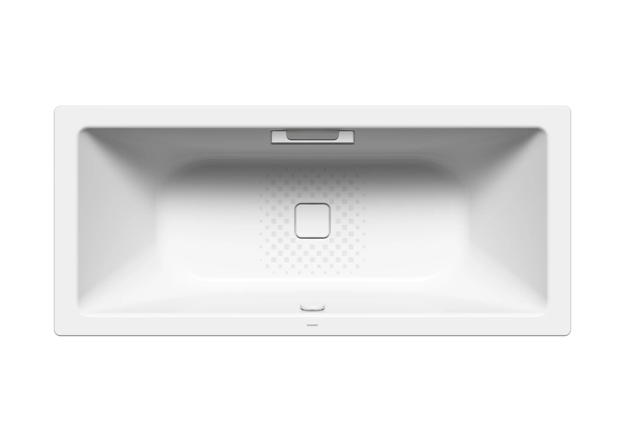 Kaldewei CONODUO Badewanne, alpinweiß, 1700x750 mm, mit Griffloch und Antislip-Oberfläche