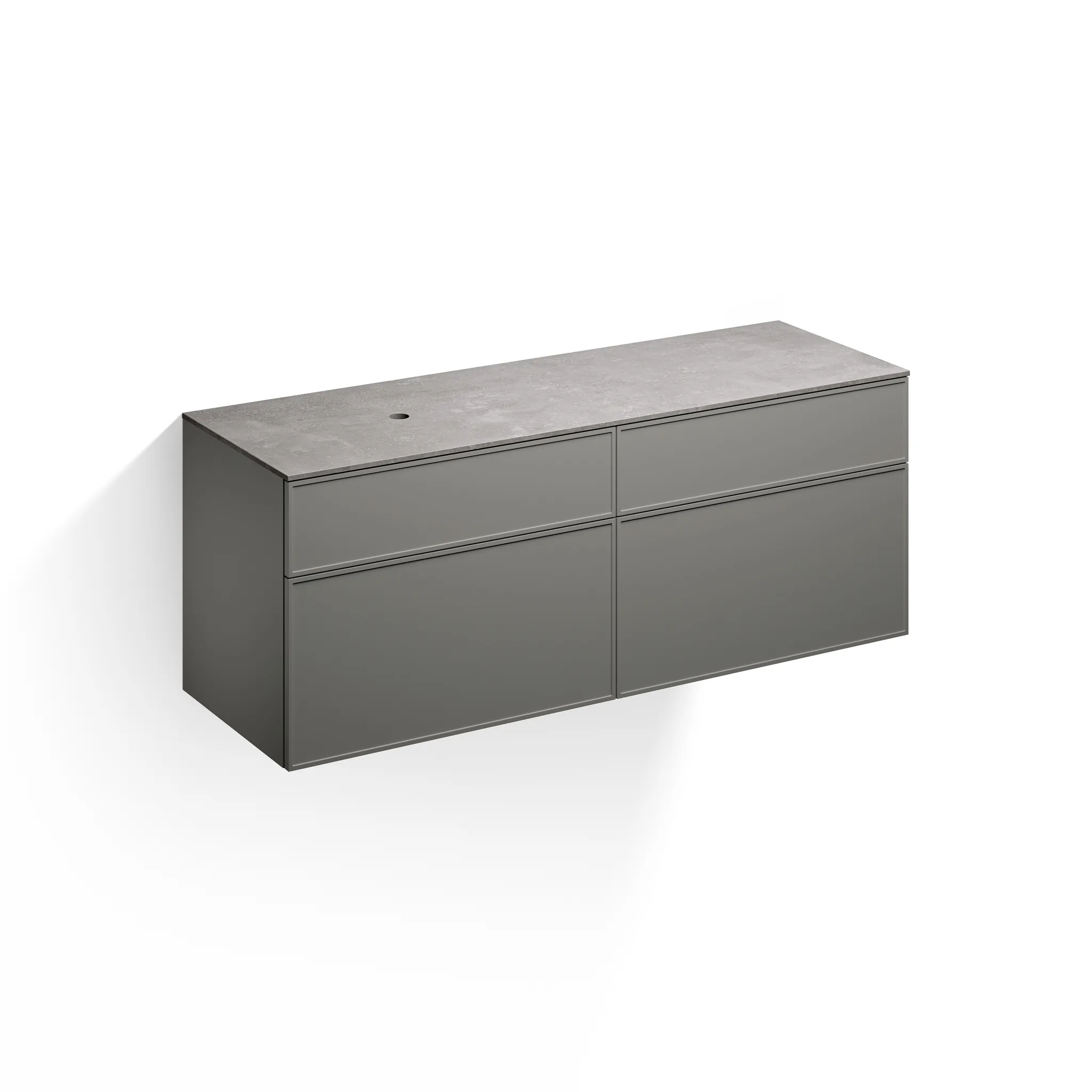 Alape Möbelmodul Arkta 1600x600 NY Silk/Quarzgrau