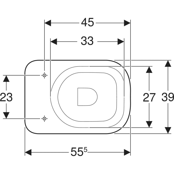 Stand-Tiefspül-WC erhöht „Renova Comfort“ 39 × 46 × 55,5 cm in weiß alpin, mit Spülrand, Abgang waagerecht Stand-Tiefspül-WC erhöht „Renova Comfort“ 39 × 46 × 55,5 cm in weiß alpin, mit Spülrand, Abgang waagerecht