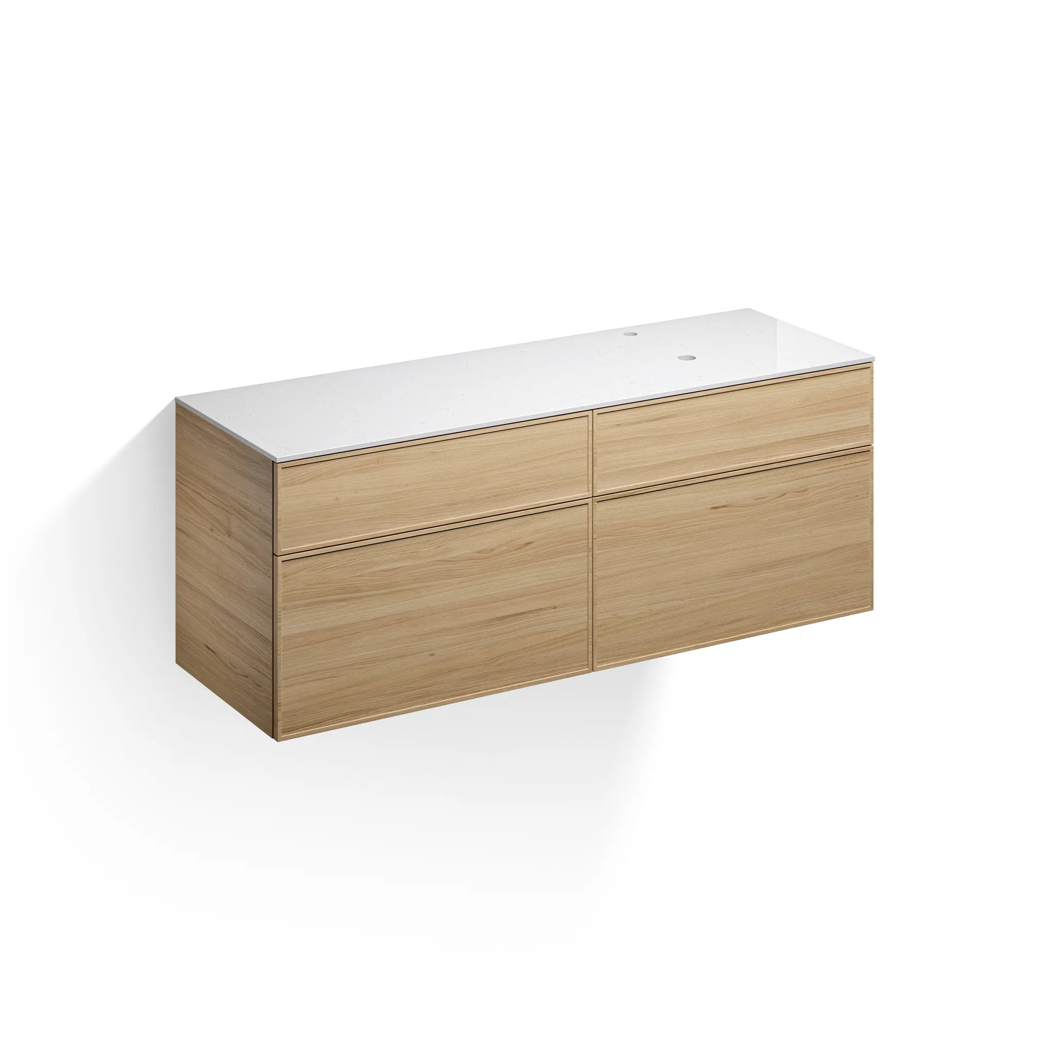 Alape Möbelmodul Arkta 1600x600 Carrara/Eiche