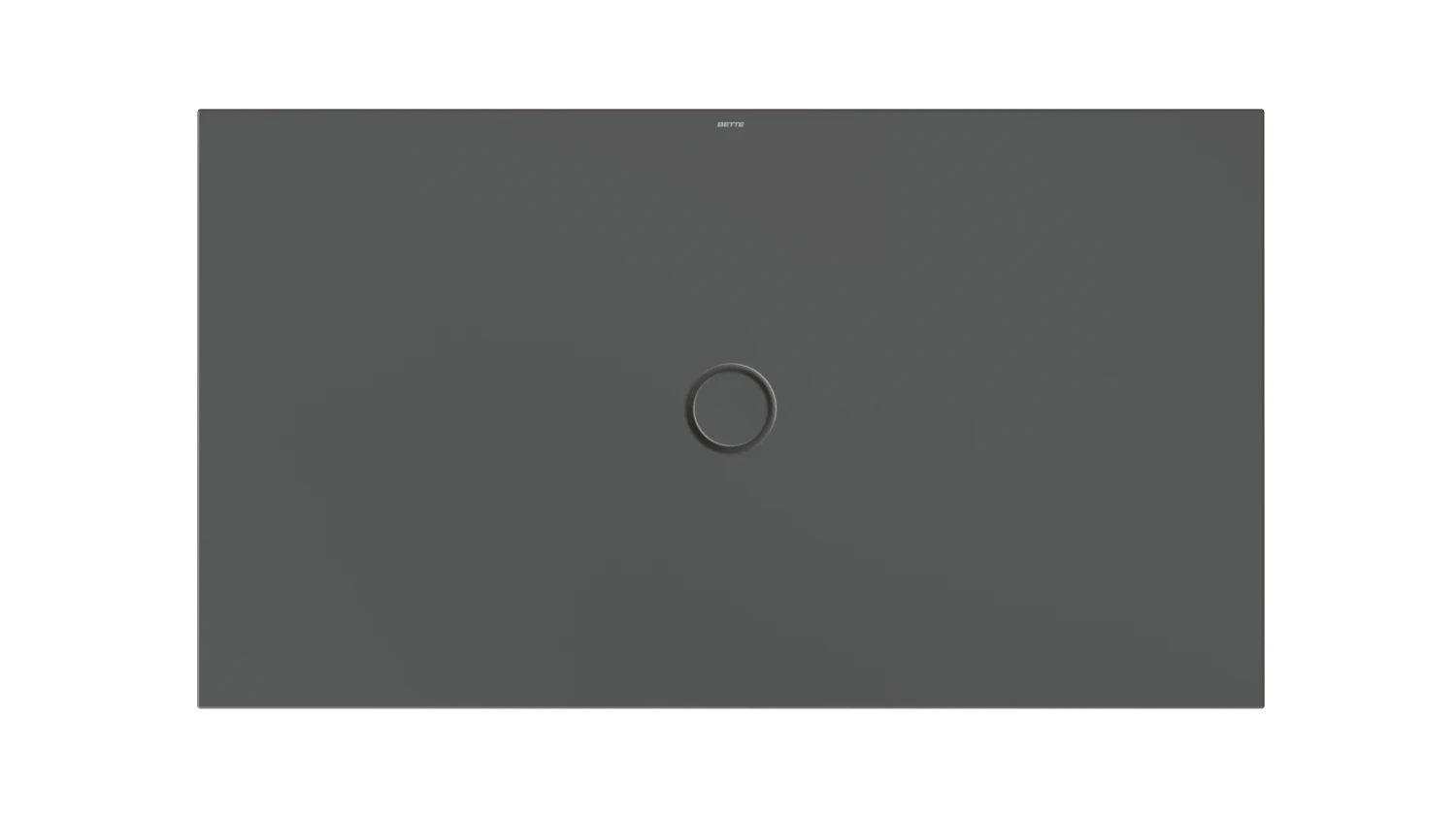 Bette rechteck Duschwanne „BetteFloor“ 1600 × 900 mm ohne Oberflächenbeschichtung, ohne Oberflächenveredelung, ohne Wannenträger, in Slate