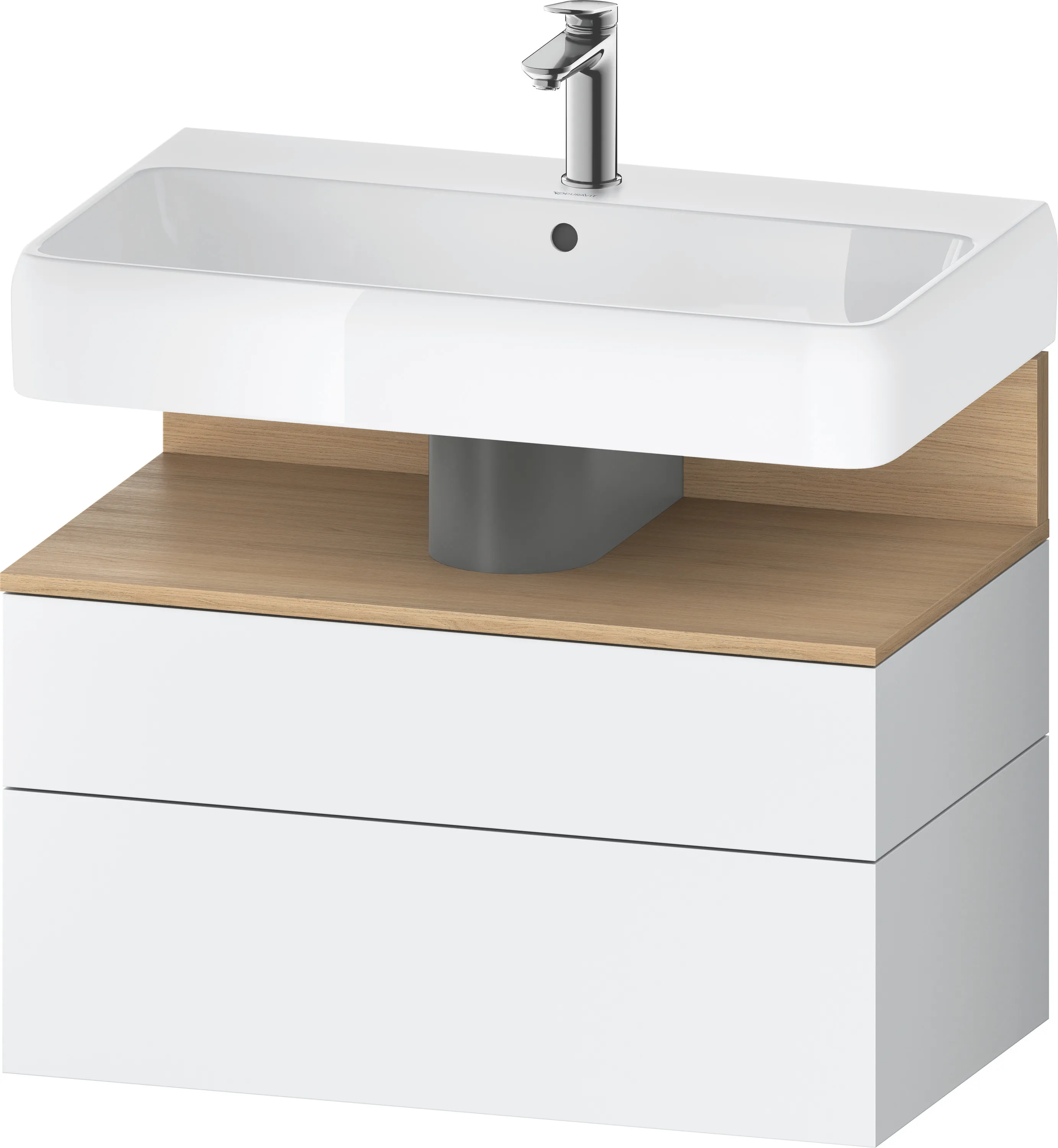 Duravit Waschtischunterschrank wandhängend „Qatego“ 79 × 59 × 47 cm in, mit Beleuchtung Duravit Waschtischunterschrank wandhängend „Qatego“ 79 × 59 × 47 cm in, mit Beleuchtung