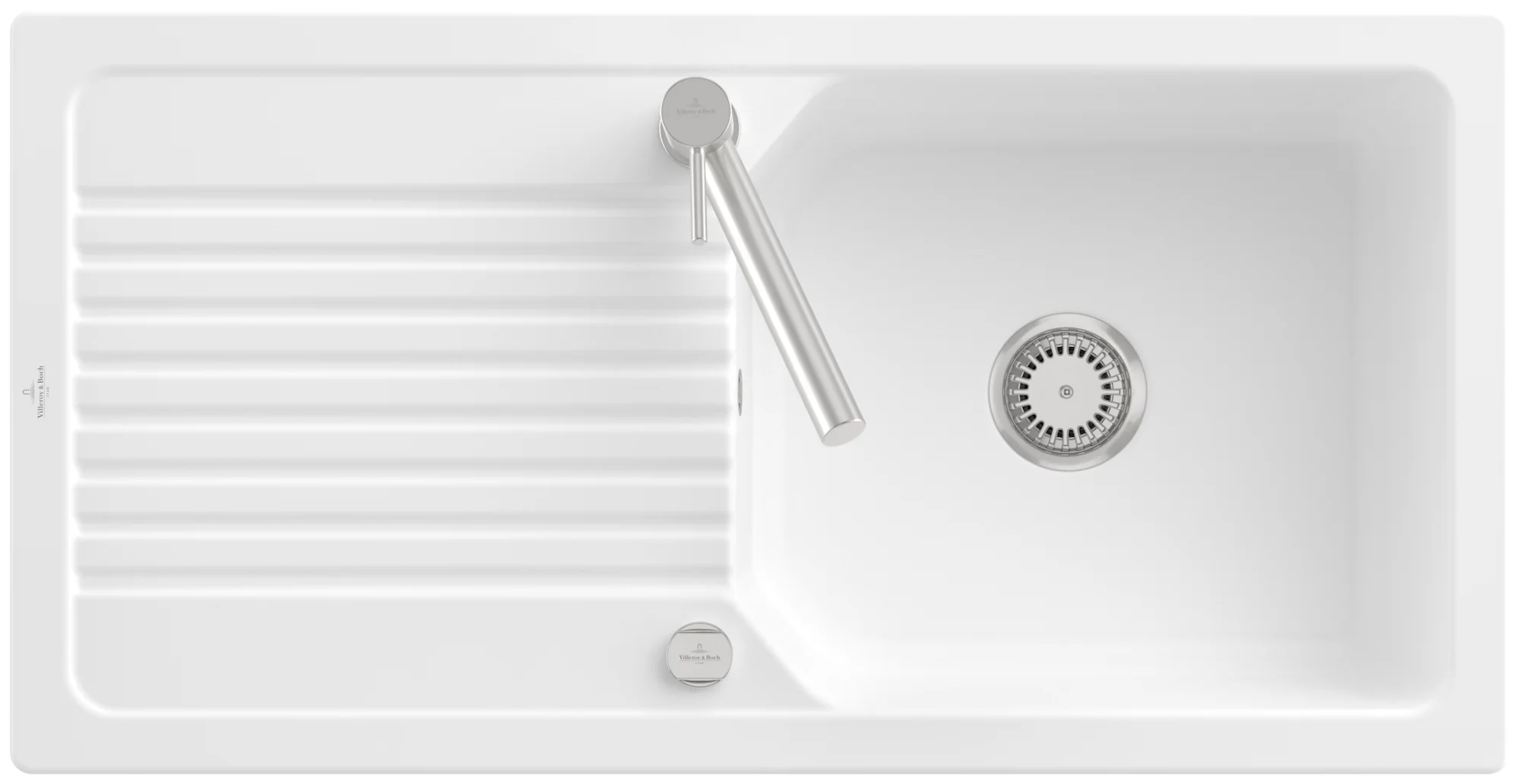 Villeroy & Boch Linara 60 Einbauspüle, Stone White CeramicPlus, 1000x510mm