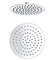 Kopfbrause AqvaGreen - rund - 200 mm Durchmesser - sichtbare Höhe 2,4 mm -"easy-clean" - 1/2″ IG - Kugelgelenk, 45° schwenkbar - 8,8 L/min bei 3 bar - Edelstahl, hochglanzpoliert Kopfbrause AqvaGreen - rund - 200 mm Durchmesser - sichtbare Höhe 2,4 mm -"easy-clean" - 1/2″ IG - Kugelgelenk, 45° schwenkbar - 8,8 L/min bei 3 bar - Edelstahl, hochglanzpoliert