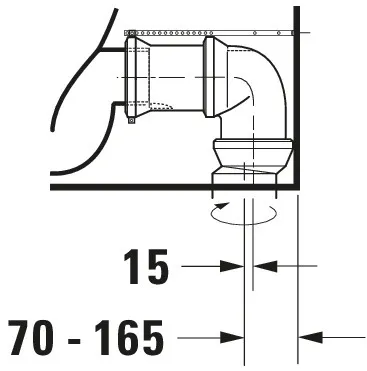 Stand-WC Big Toilet Starck 3 740 mm Tiefspüler,f.SPK,Abg.Vario,weiß,HYG