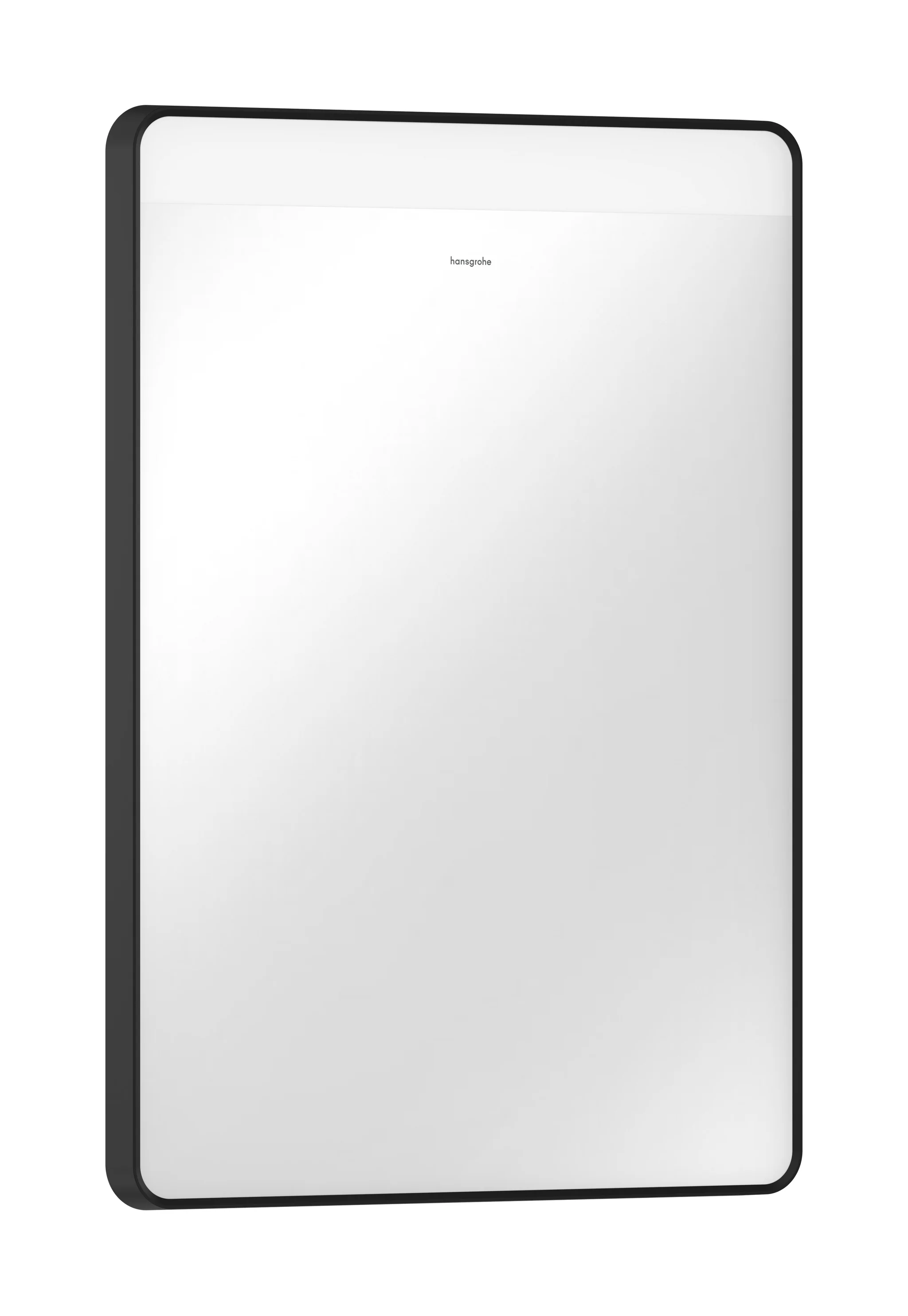 Hansgrohe Xarita Lite Q Spiegel mit horizontaler LED-Beleuchtung, IR-Sensor, Mattschwarz, Maße 500x700x30 mm