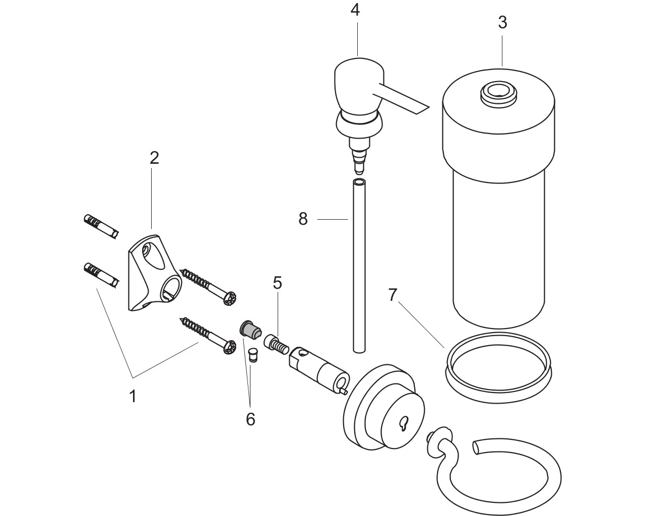 Lotionspender Axor Citterio chrom