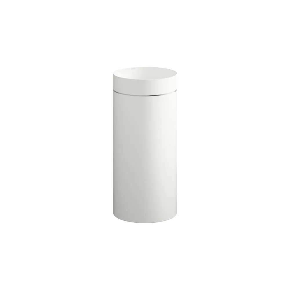 Laufen Waschtisch UNISONO bodenstehend rund 400 x 442 x 900 mm in weiß matt