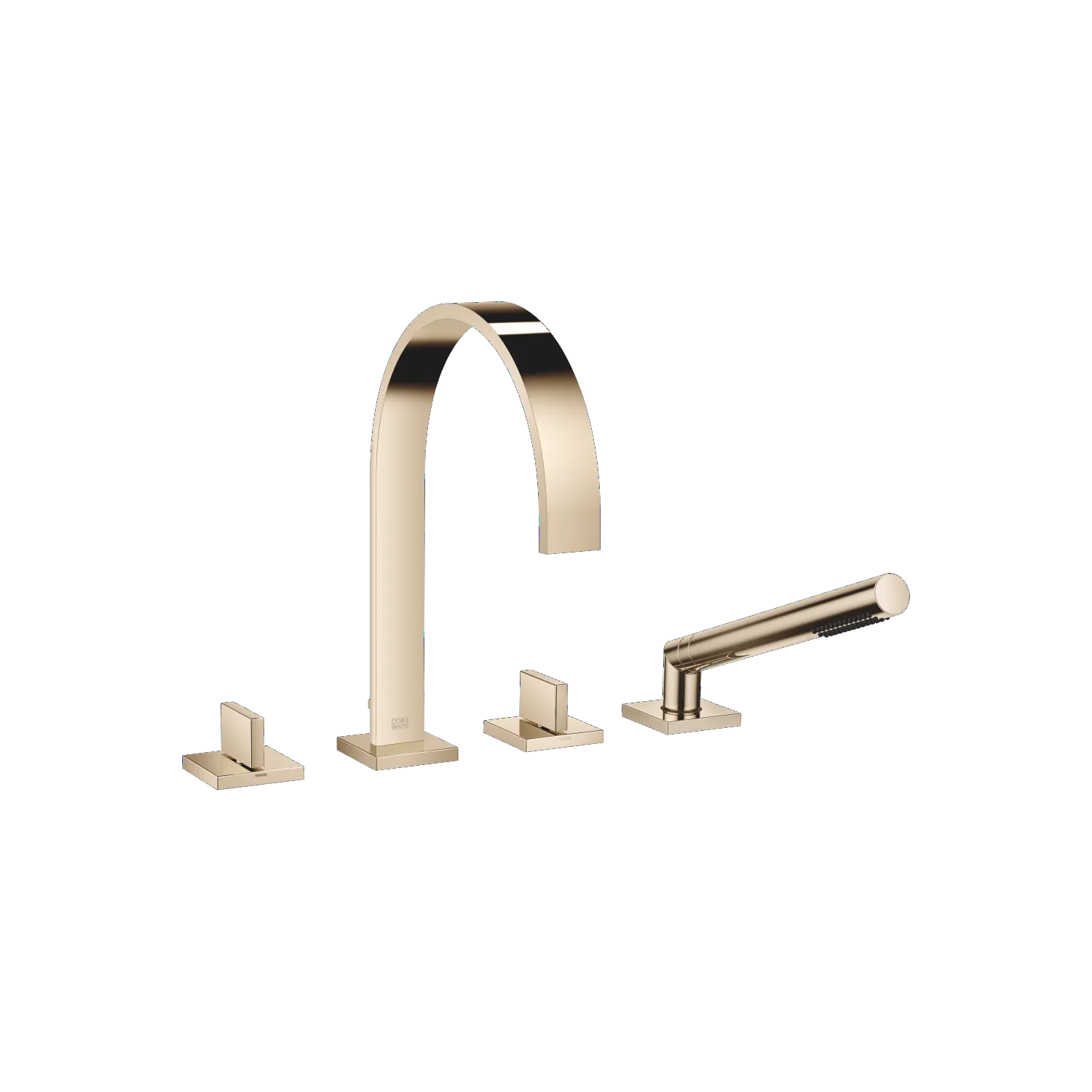 Dornbracht MEM Wannen-Vierlochbatterie für Wannenrand- bzw. Fliesenrandmontage Champagne (22kt Gold)