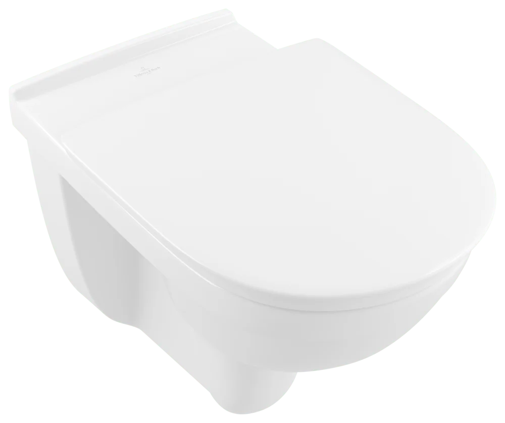 Villeroy & Boch ViCare Combi-Pack WC-Set 360x595 mm, weiß Alpin, wandhängend, spülrandlos mit DirectFlush