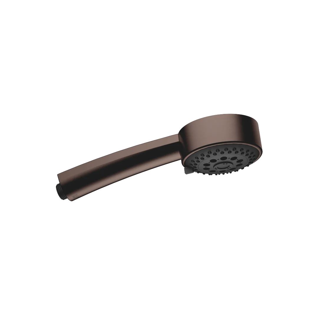 Dornbracht Handbrause MADISON Dark Bronze gebürstet PVD, 95 mm Durchmesser, dreifach verstellbar mit COMPACT RAIN, COMPACT SOFT FLOW und COMPACT AQUAPRESSURE FLOW, max. Durchfluss 9 l/min bei 3 Bar, Anschluss 1/2", rückflussverhindert mit Antikalk-System Dornbracht Handbrause MADISON Dark Bronze gebürstet PVD, 95 mm Durchmesser, dreifach verstellbar mit COMPACT RAIN, COMPACT SOFT FLOW und COMPACT AQUAPRESSURE FLOW, max. Durchfluss 9 l/min bei 3 Bar, Anschluss 1/2", rückflussverhindert mit Antikalk-System